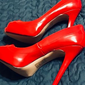 Red heels-never worn.